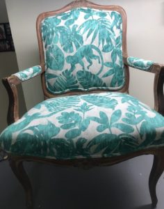 new upholstery on chair